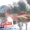 Article image for: Punjab: Villagers set Badal family's bus on fire