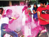Holi celebration @ Kochi college