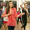 Article image for: Alia Bhatt grooves with participants at a <i class="tbold">dance academy</i>