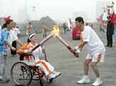 Paralympic relay in China