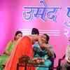 Shraddha Kapoor hugs Asha Bhosale at an awards ceremony in Pune
