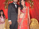 Akash and Khushboo Valeja's wedding reception