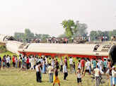 Rajdhani Express derailed near Chhapra