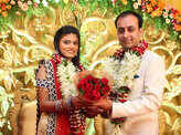 A blessed engagement ceremony