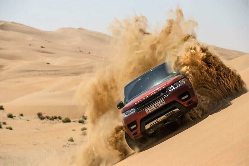 Desert Safari in Range rover