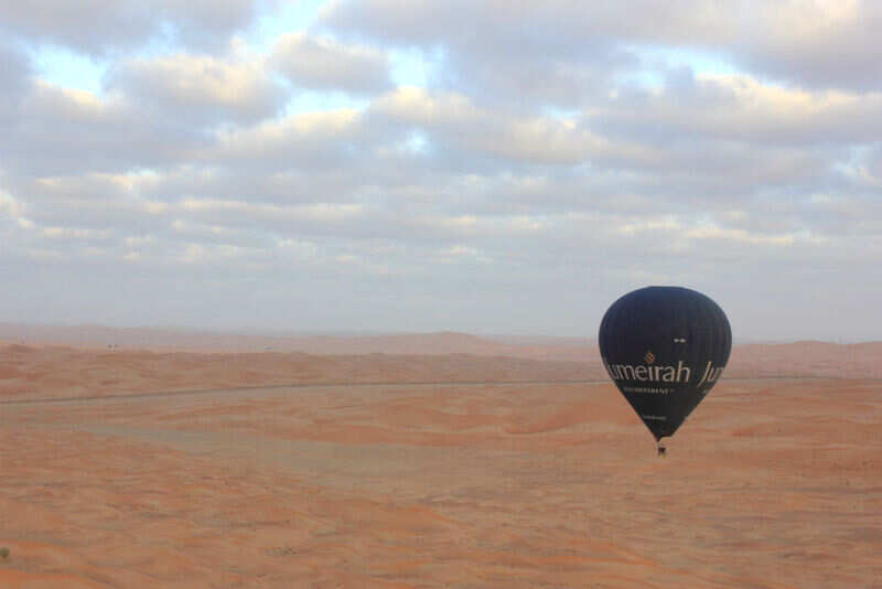 Dubai balloon ride