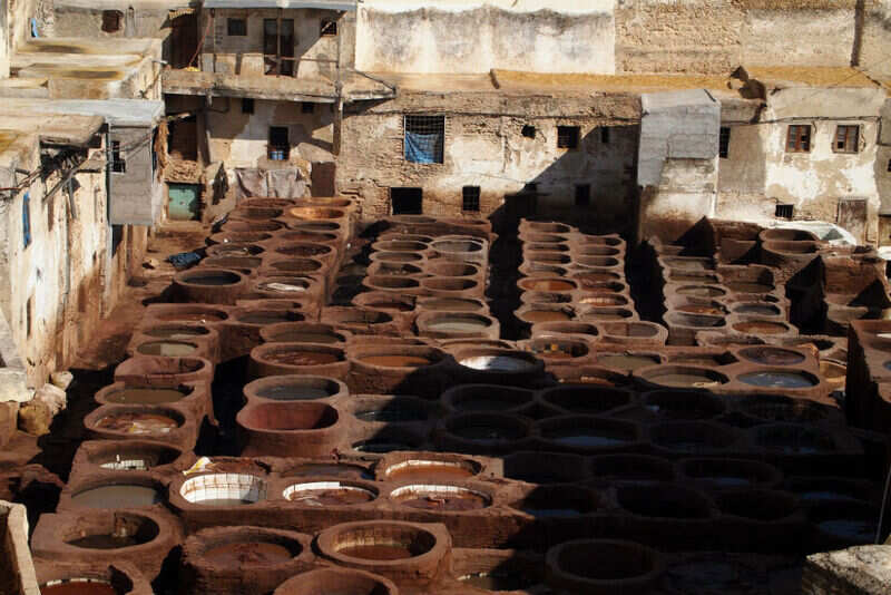 The Leather Tanneries of Fez Morocco (5)