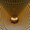 Looking Down On The Jin Mao Atrium In Shanghai Times Of - 