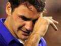 Federer in tears