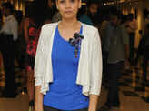 Socialites at art exhibition