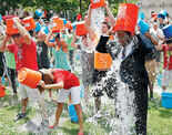 Bucket challenges sweep social media