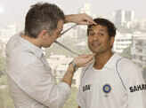 Wax statue: Sachin measured