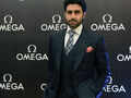 Abhishek unveils Omega watches