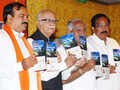 Advani at a press meet
