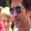 Article image for: Sachin Tendulkar gets heroes welcome at <i class="tbold">Don Bradman</i> museum