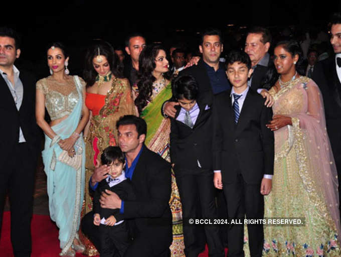 Salman Khan's alleged ex-girlfriends at Arpita Khan's reception