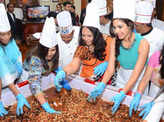 Cake mixing ceremony in Hyderabad
