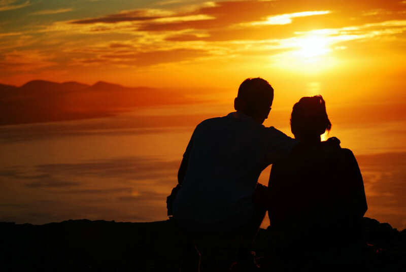 Savi and Vid at Mirador Del Rio