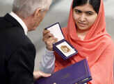 Malala, Satyarthi accept Nobel Peace Prize: In pics