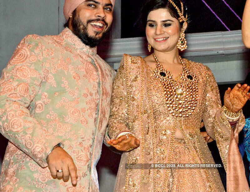 A gala wedding ceremony