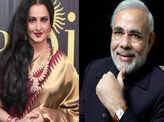 Modi, Rekha named India's hottest vegetarian celebs by PETA