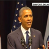 Barack Obama's Siri Fort address