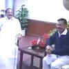 Article image for: Arvind Kejriwal meets Venkaiah Naidu at <i class="tbold">Nirman</i> Bhavan