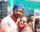 Celebs @ Holi celebrations