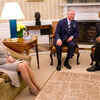 Article image for: Obama, Biden meet with UK <i class="tbold">royal couple</i>