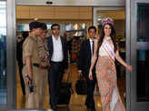 Miss India Aditi Arya's homecoming: In Pics