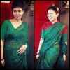 7 of Swastika Mukherjee's looks from the #100sareepact