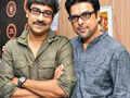 Kaushik Sen and Debdut Ghosh during an event Photogallery - Times of India