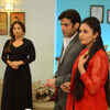 Vidya Balan on sets of YHM