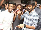 Dhanush launches Essensuals Salon at RA Puram