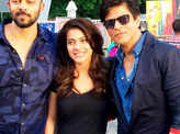 Rohit Shetty, Kajol and Shah Rukh Khan