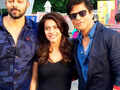 Rohit Shetty, Kajol and Shah Rukh Khan
