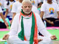 Prime Minister Narendra Modi performs yoga