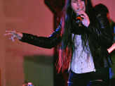 Nikhita Gandhi performs during an event
