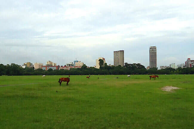 Play football at the Maidan