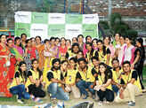 Women of Shiv Nest Society pose