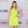 Chloe Grace Moretz Opts For A Netted Neon Outfit