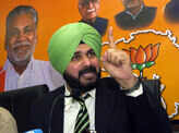 Siddhu at BJP headquaters