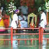 Article image for: Thousands take <i class="tbold">holy dip</i> as Nashik Kumbh Mela 2015 begins