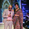 Article image for: <i class="tbold">ali quli mirza</i> walks the ramp with a model