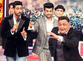 Rishi Kapoor performs on the set of television celebrity dance reality show