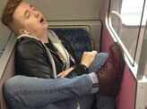 Funny Photos of Sleepoholics in the Train
