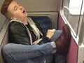 Funny Photos of Sleepoholics in the Train
