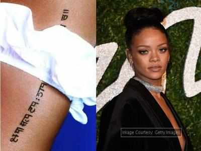 Rihanna to Angelina: Hollywood celebs with Sanskrit tattoos