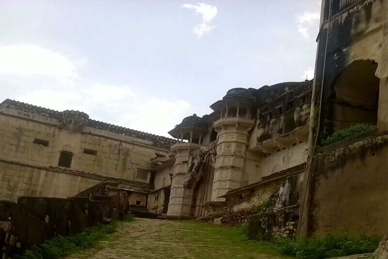 Taragarh fort entrance to elephant gate