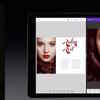 Eric Snowden from Adobe on stage to demo Adobe apps for iPad Pro
